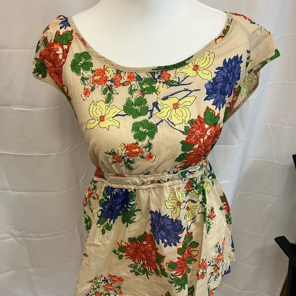 Old Navy Cream Relaxed Tie Tunic - Picture 6 of 8